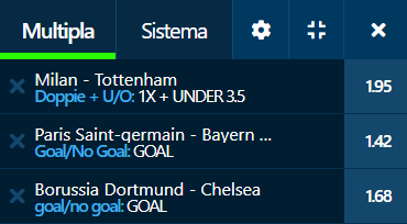 scommesse pronte Champions League 2023-02-14