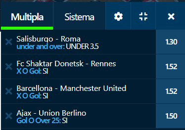 scommesse pronte Europa League 2023-02-16