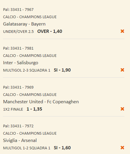 schedina champions league 24-10-23