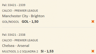 Scommesse vincenti 21-10-23