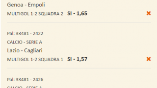 Scommesse vincenti 02-12-23
