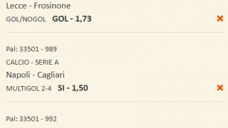 Scommesse vincenti 16-12-23