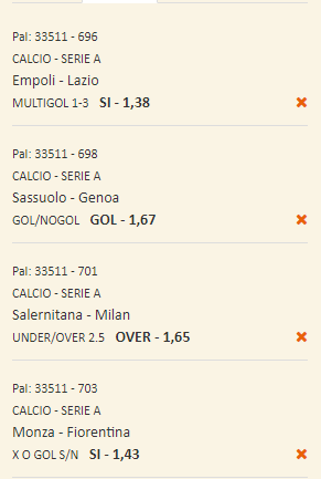 scommesse pronte Serie a 2023-12-23