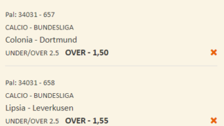 Scommesse vincenti 20-01-24