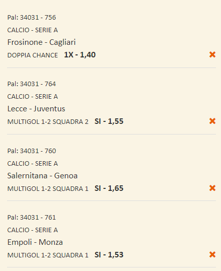 scommesse pronte Serie a 2024-01-21