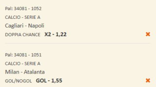 Scommesse vincenti 25-02-24