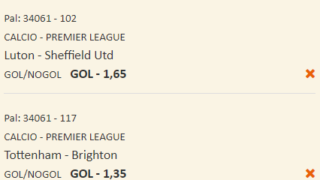 Scommesse vincenti 10-02-24