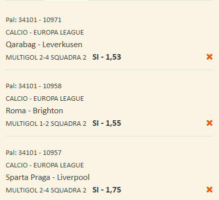 scommesse pronte Europa League 2024-03-07