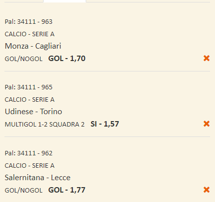 scommesse pronte Serie a 2024-03-16