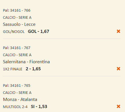 scommesse pronte Serie a 2024-04-21