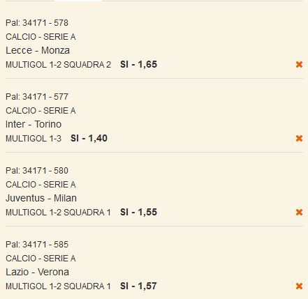 scommesse pronte Serie a 2024-04-27