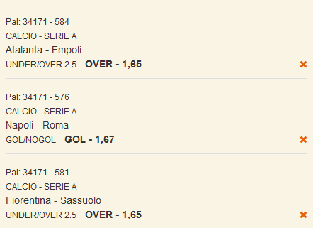 scommesse pronte Serie a 2024-04-27