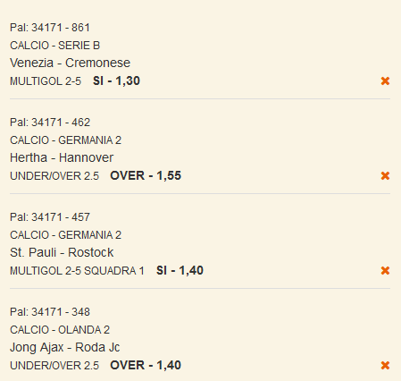 scommesse pronte di oggi 2024-04-26