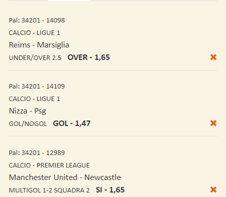 scommesse pronte di oggi 2024-05-15