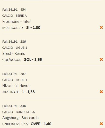 scommesse pronte di oggi 2024-05-10