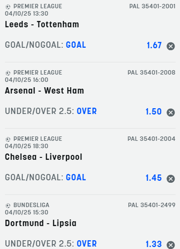 scommesse pronte di oggi 2025-10-04