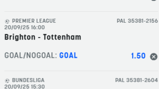 Scommesse vincenti 20-09-25