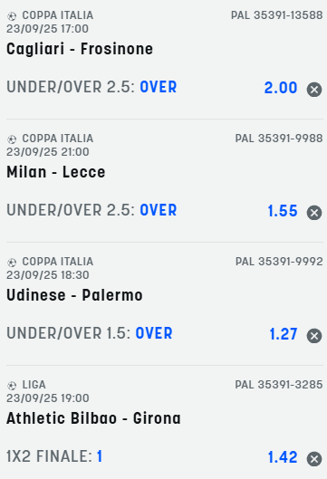 scommesse pronte di oggi 2025-09-23