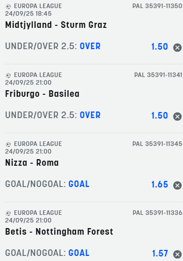 scommesse pronte di oggi 2025-09-24