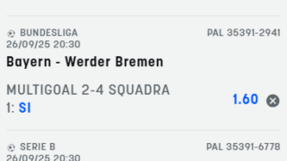 Scommesse vincenti 26-09-25