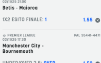 Scommesse vincenti 02-11-25