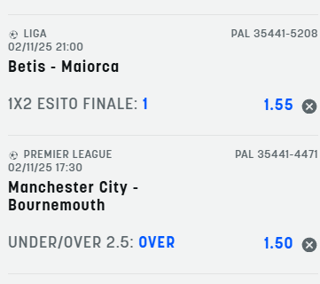 Scommesse vincenti 02-11-25 Scommesse vincenti 02-11-25