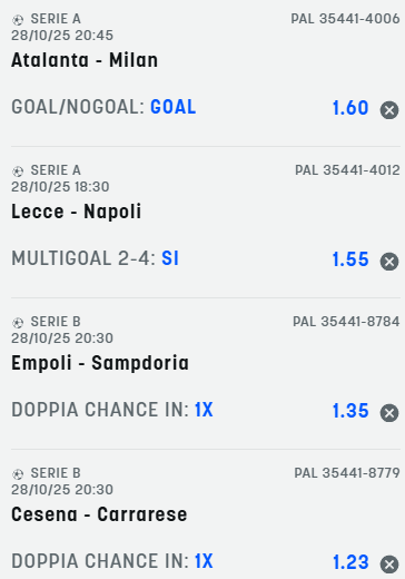 scommesse pronte di oggi 2025-10-27