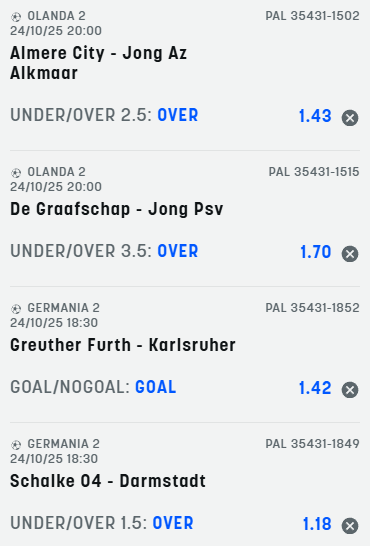 scommesse pronte di oggi 2025-10-24