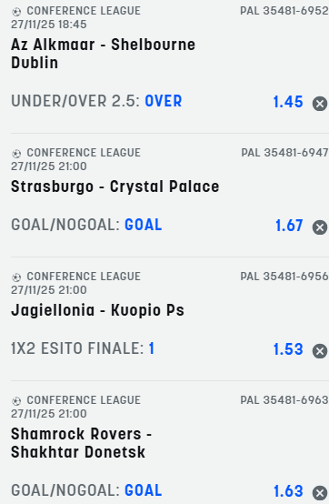 scommesse pronte di oggi 2025-11-27