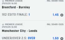 Scommesse vincenti 29-11-25