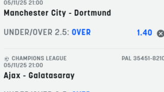 Scommesse vincenti 05-11-25