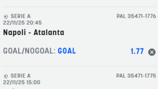 Scommesse vincenti 22-11-25