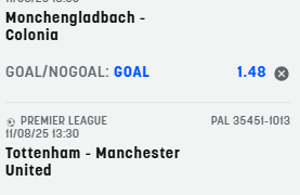 Scommesse vincenti 08-11-25