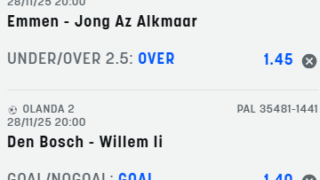 Scommesse vincenti 28-11-25