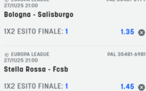 Scommesse vincenti 27-11-25