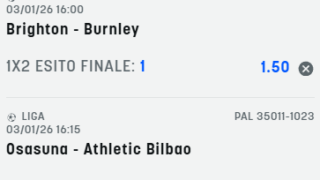 Scommesse vincenti 03-01-26