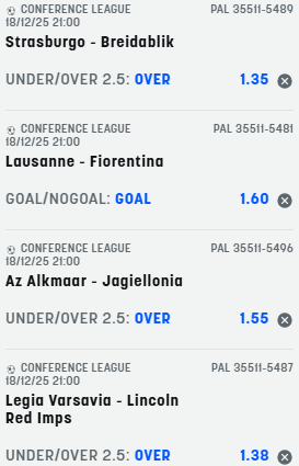 scommesse pronte di oggi 2025-12-18