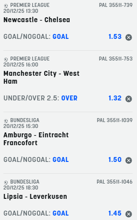 scommesse pronte di oggi 2025-12-20