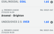 Scommesse vincenti 27-12-25