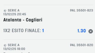 Scommesse vincenti 13-12-25