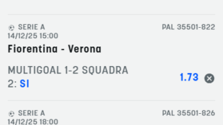 Scommesse vincenti 14-12-25