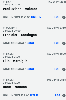 scommesse pronte di oggi 2025-12-05