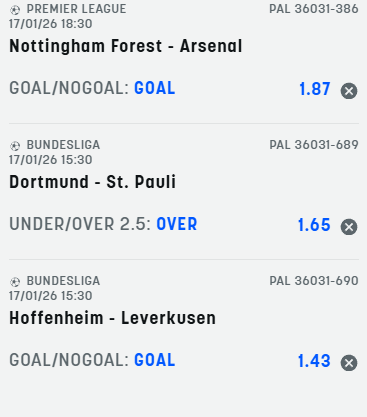 scommesse pronte di oggi 2026-01-17