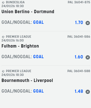 scommesse pronte di oggi 2026-01-24