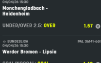 Scommesse vincenti 04-04-26