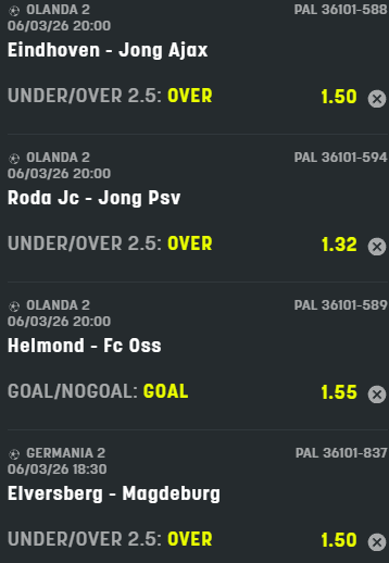 scommesse pronte di oggi 2026-03-03