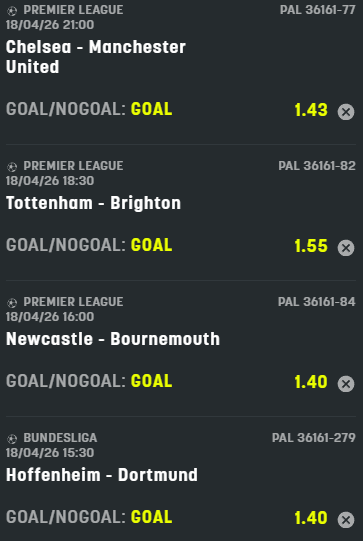 scommesse pronte di oggi 2026-04-18