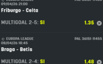 Scommesse vincenti 09-04-26