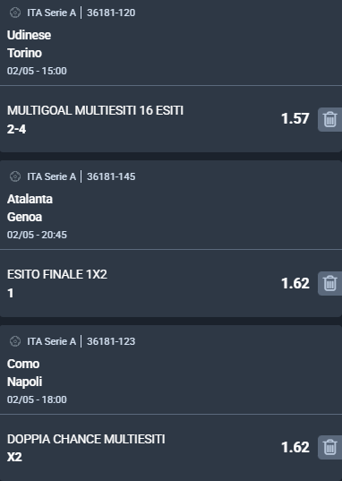 scommesse pronte Serie a 2026-05-03