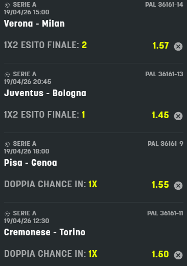 scommesse pronte Serie a 2026-04-18